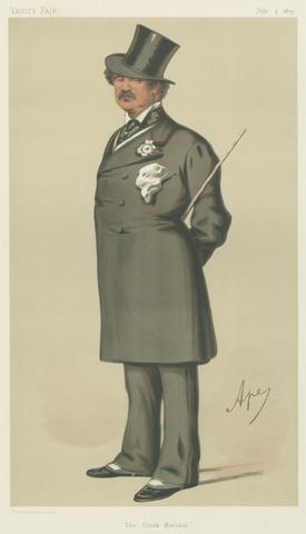Politicians - Vanity Fair. 'The Clerk Marshall.' Major-Gen. Lord Alfred Henry Paget. 3 June 1875