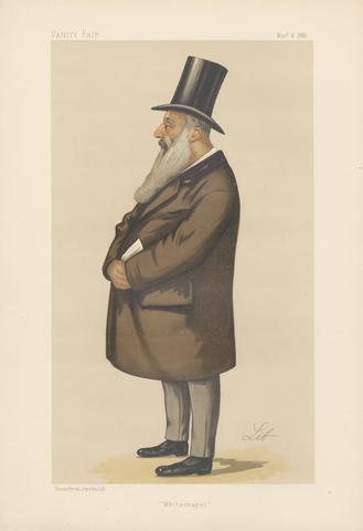 Liborio Prosperi Vanity Fair - Bankers and Financiers. 'White-chapel'. Mr. Samuel Montagu. 6 November 1886