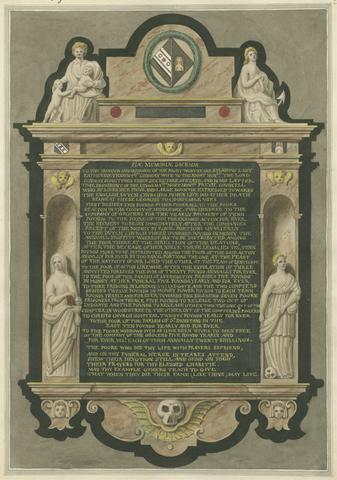 Daniel Lysons Memorial to Lady Katherine, Viscountess Conway