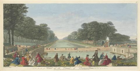 unknown artist View of the Canal of Fountainbleau