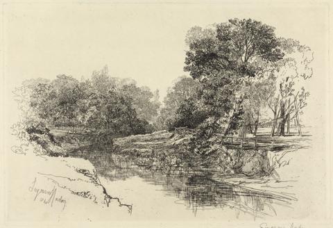Francis Seymour Haden A River in Ireland