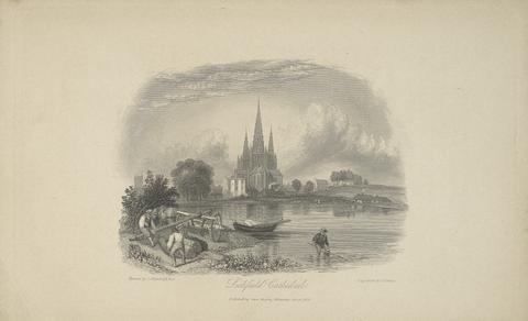 Edward Francis Finden Lichfield Cathedral