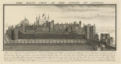 Nathaniel Buck The West View of the Tower of London