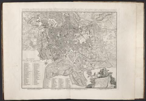 Rocque, John, -1762. A plan of Rome /