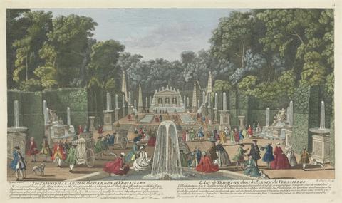 Remi Parr The Triumphal Arch in the Garden of Versailles...