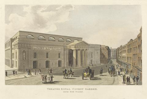 unknown artist Theatre Royal Covent Garden from Bow Street