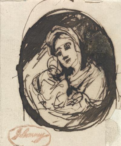 George Romney Mother and Child