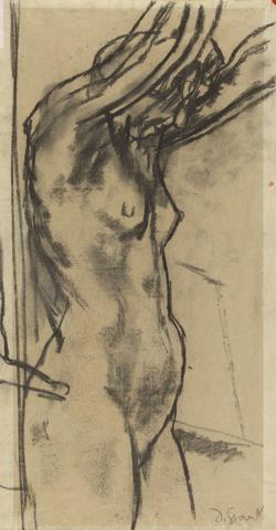 Duncan Grant Nude with Arms Outstretched (probably Vanessa Bell)