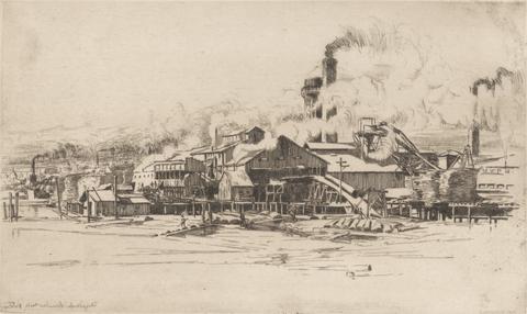 Ernest Stephen Lumsden Lumber Mill, Victoria, B.C.