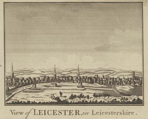 unknown artist View of Leicester, in Leicestershire