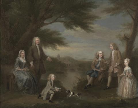 William Hogarth John and Elizabeth Jeffreys and Their Children
