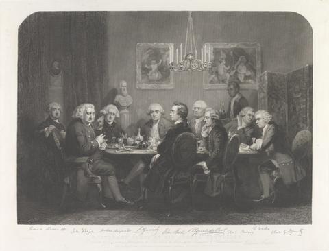 William Walker A Literary Party at Sir Joshua Reynolds