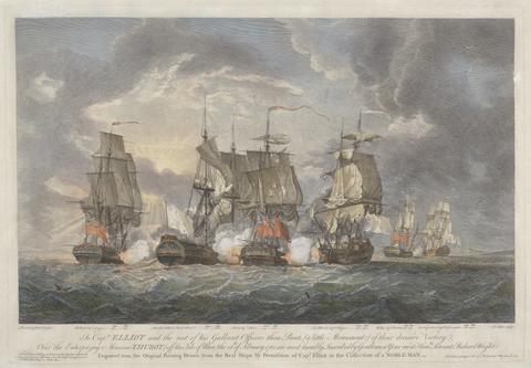 The Decisive Victory over the Enterprizing Monsieur Thurot (off the Isle of Man)