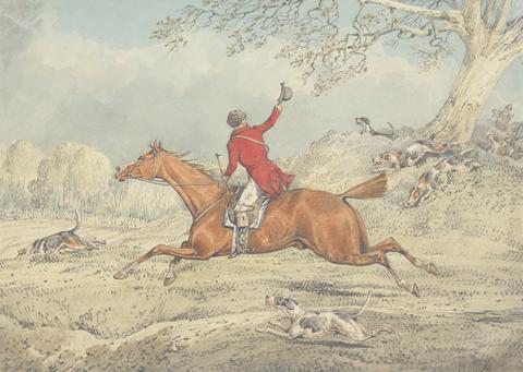 Henry Thomas Alken The Huntsman, Galloping to Left and Encouraging Hounds