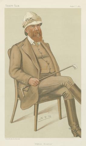 Leslie Matthew 'Spy' Ward Vanity Fair: Military and Navy; 'Afghan Frontier', Major-General Sir Peter Stark Lumsden, August 8, 1885