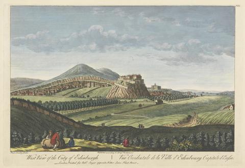 unknown artist West View of the City of Edinburgh