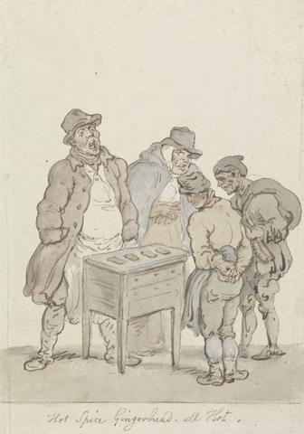 Thomas Rowlandson Hot Spice Gingerbread, all Hot
