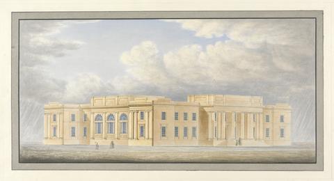 Sir Jeffry Wyatville A House of Assembly, Quebec: Perspective View