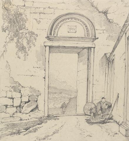 George Chinnery Peasant Seated by a Doorway