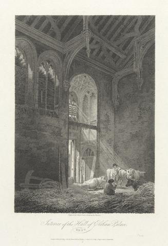James S. Storer Interior of the Hall of Eltham Palace