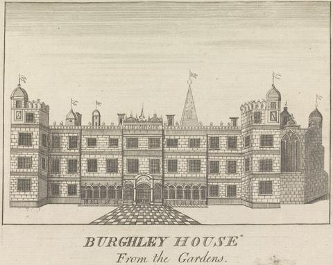 unknown artist Burghley House from the Gardens; page 48 (Volume One)