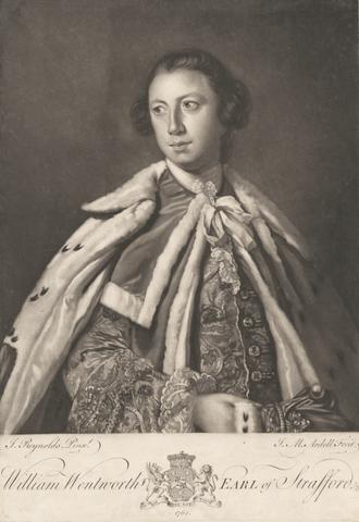 James McArdell William Wentworth Earl of Stafford