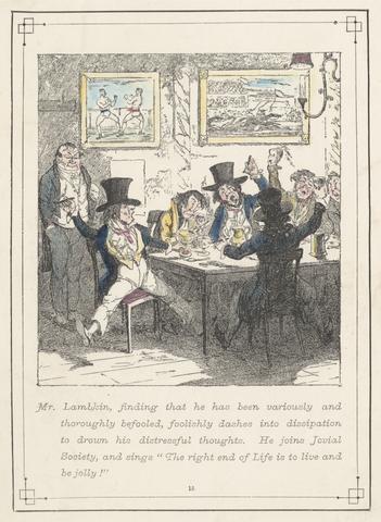 George Cruikshank Illustrations from Mr. Lambkin, plate 15