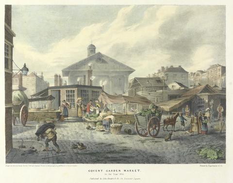 unknown artist Covent Garden Market in the Year 1815