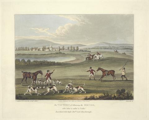 Charles Loraine Smith [Fox-Hunting] set of six: 6. The Victory of obtaining the Brush