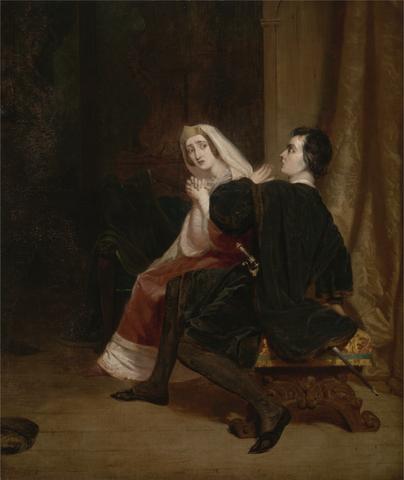 Richard Dadd Hamlet and his Mother; The Closet Scene