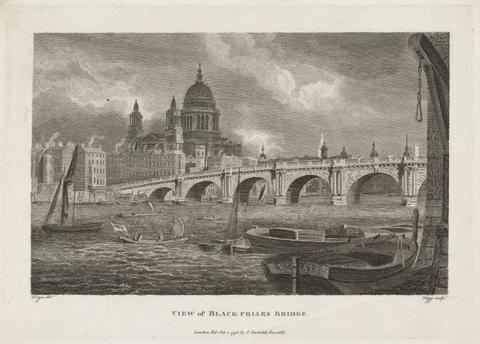 Thomas Tagg View of Blackfriars Bridge