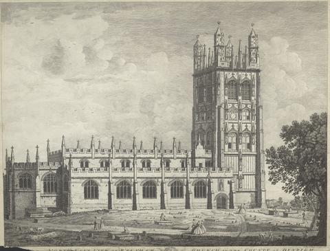 John Boydell North East View of Wrexham, Church in the County of Denbigh