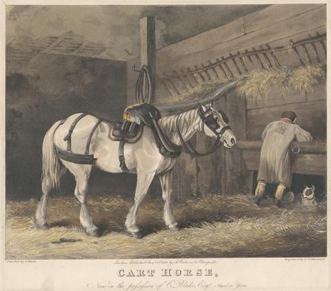 Thomas Sutherland Set of six: 2. Cart Horse