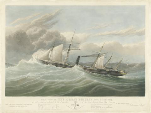 Henry Papprill Launch of the Great Britain Steamship, at Bristol, July 19th 1843