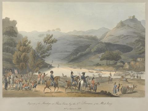T. St. Clair No.1 Passage of the Mondego at Pena Cova by the 3rd Division of allied Army, 1810