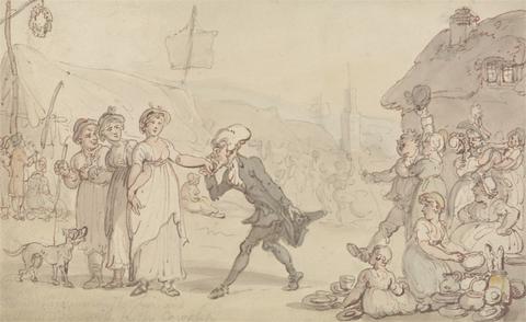 Thomas Rowlandson Dr. Syntax with Kitty Cowslip