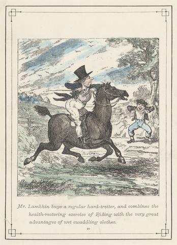 George Cruikshank Illustrations from Mr. Lambkin, plate 20