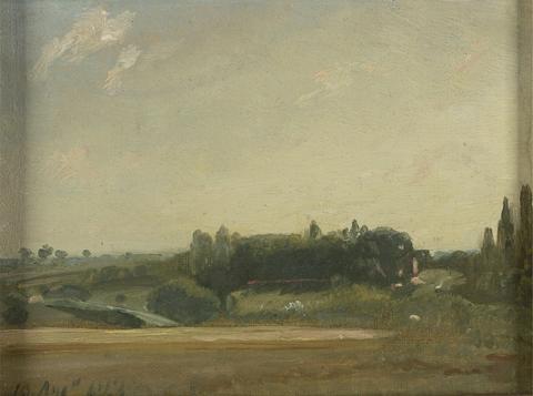 John Constable View Towards the Rectory, East Bergholt
