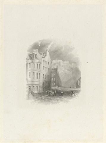 William Miller Scott's Birthplace, no. 39, Castle Street, Edinburgh