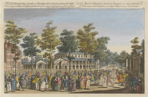 Nathaniel Parr An View of the Rotunda, House and Gardens at Ranelagh with an exact representation of the Jubilee Ball as it appeared, May 24th, 1759