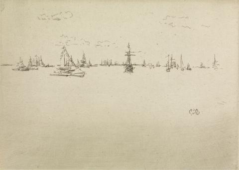 James McNeill Whistler The Turret-Ship