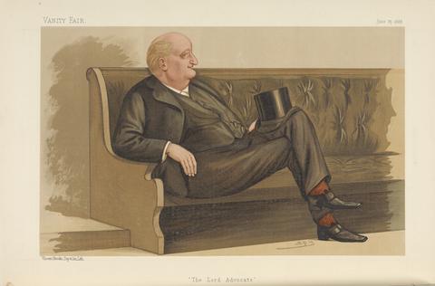 Leslie Matthew 'Spy' Ward Vanity Fair: Legal; 'The Lord Advocate', John Hay Athole MacDonald, June 23, 1888