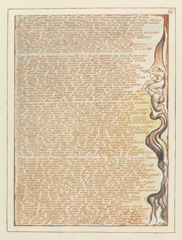 William Blake Jerusalem, Plate 66, "In awful pomp & gold...."