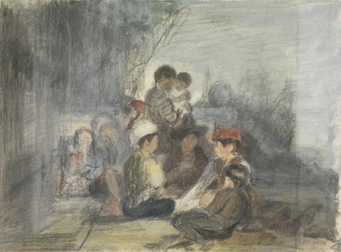 William James Muller Study of a Group of Children