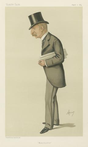 Carlo Pellegrini Politicians - Vanity Fair. 'Manchester'. Mr. John Skagg. 2 August 1884