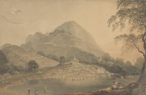 Samuel Davis The Annual Resort of Hindoos to Mundar Hill near Bhagulpore [Bhagalpur]