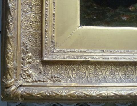 unknown artist British Victorian 'Salon' style frame