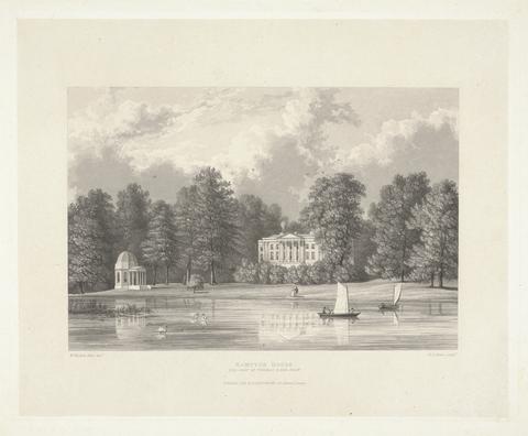 Richard Gilson Reeve Hampton House, the Seat of T. Carr, Esquire