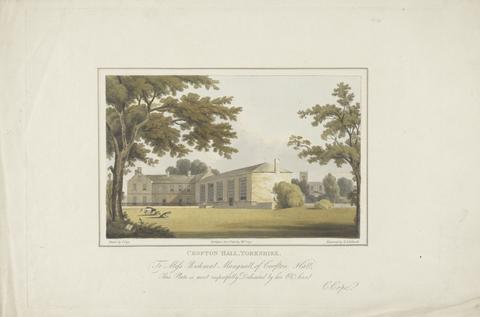 Robert Havell Crofton Hall, Yorkshire