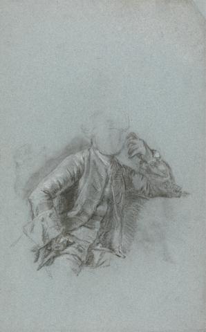 Allan Ramsay Study for a Portrait of a Seated Gentleman